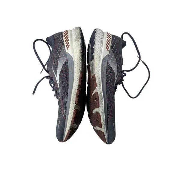 Brooks Adrenaline GTS 21 blue and red running shoes size 9 - Picture 10 of 14